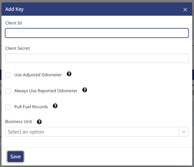 Reported vs Adjusted Odometer option